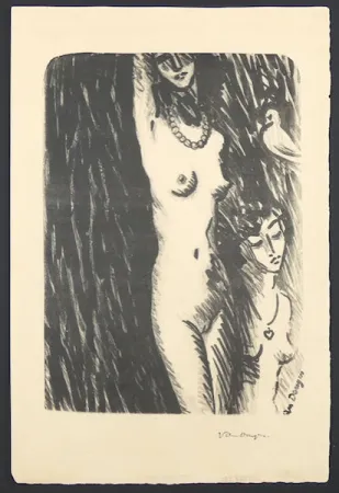 Lithografie Van Dongen - Torso