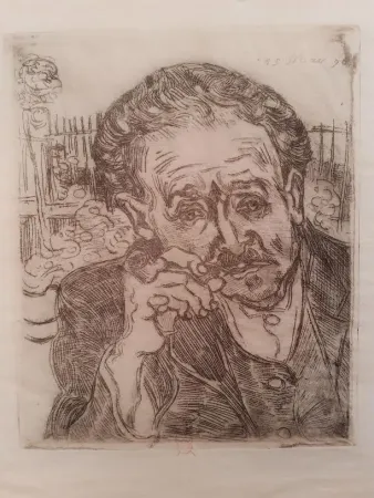 Ets Van Gogh - L'homme a la pipe (Portrait du Docteur Gachet)