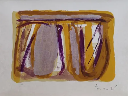 Lithografie Van Velde - Apaisement 