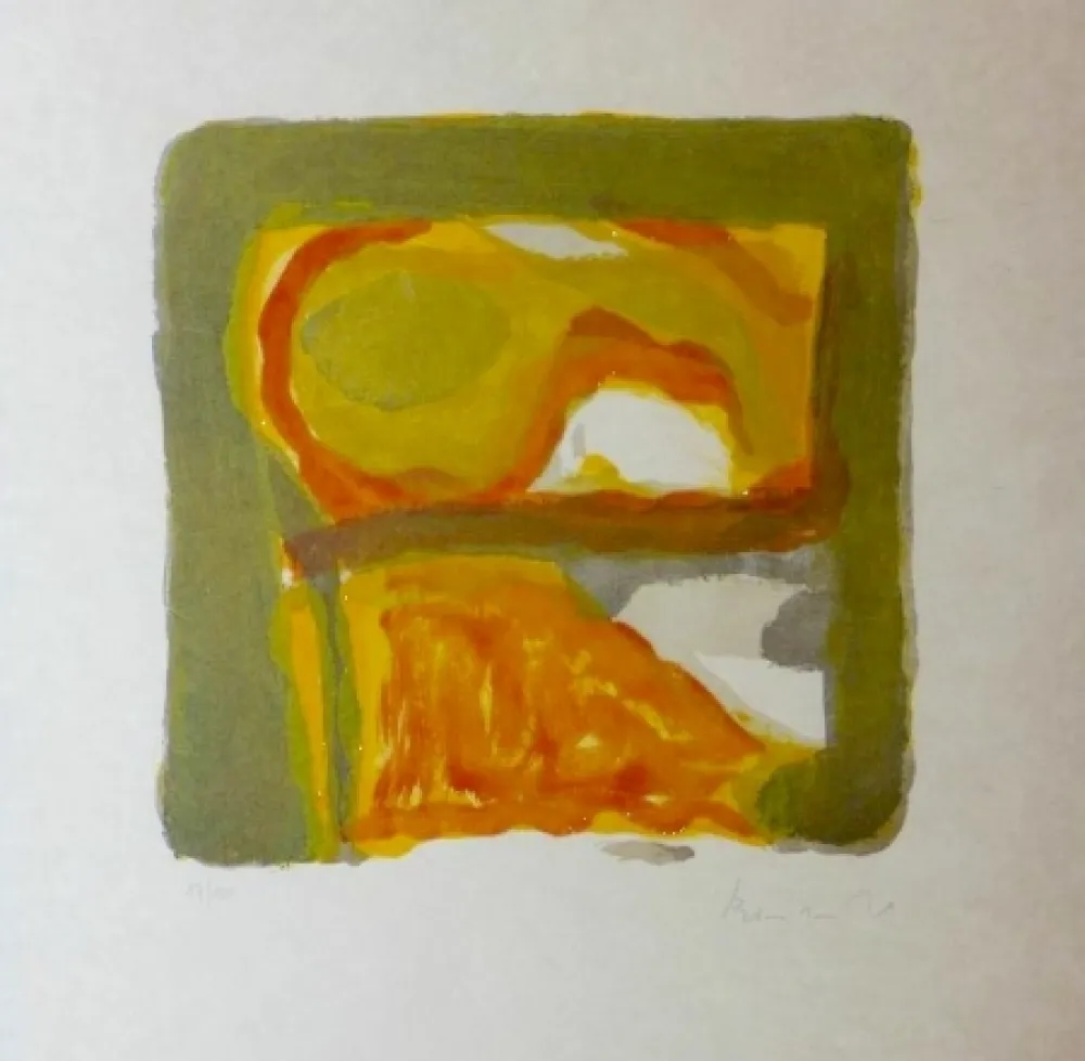 Lithografie Van Velde - Automne