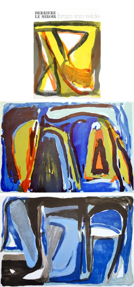 Geïllustreerd Boek Van Velde - BRAM VAN VELDE. Derrière le Miroir n° 216. Nov. 1975.