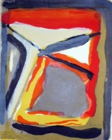 Geïllustreerd Boek Van Velde - Celui qui ne peut se servir des mots