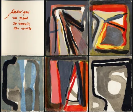 Geïllustreerd Boek Van Velde - CELUI QUI NE PEUT SE SERVIR DES MOTS (Alechinsky, Beckett, Bonnefoy, Butor, Dupin, Torreilles, etc.)