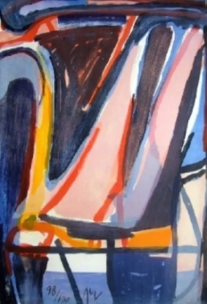 Lithografie Van Velde - CHANGEMENT