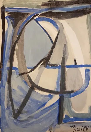 Lithografie Van Velde - Clarté