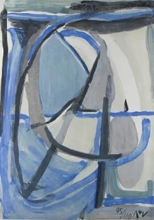 Lithografie Van Velde - Clarté