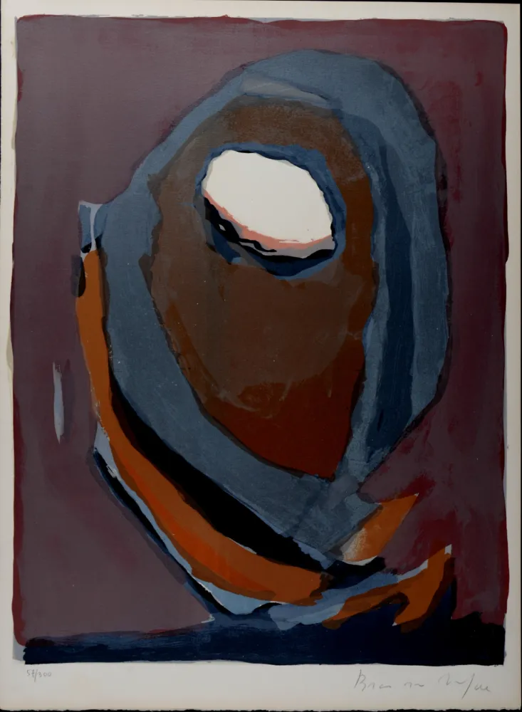Lithografie Van Velde - Cyclope, 1973 - Hand-signed