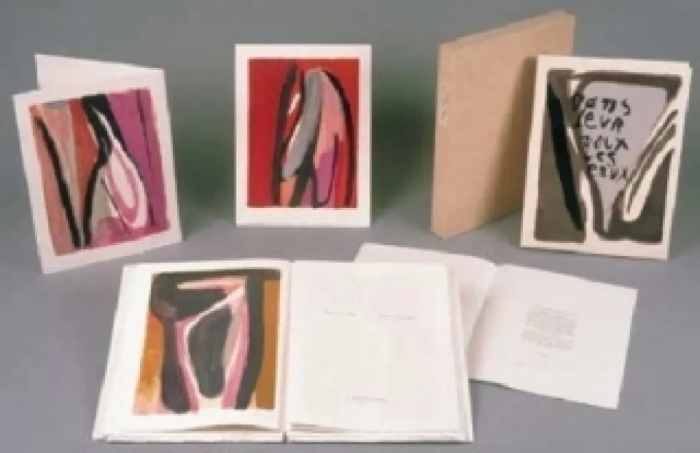 Geïllustreerd Boek Van Velde - Dans leur voix les eaux, André Du Bouchet