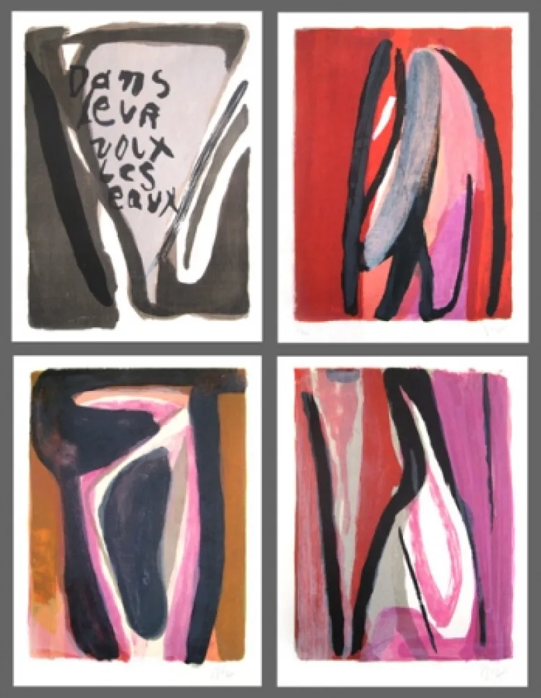 Geïllustreerd Boek Van Velde - Dans leurs voix les eaux