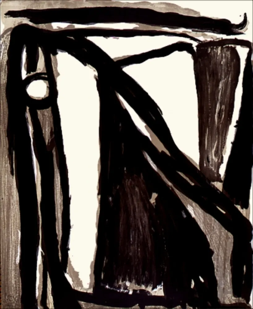 Lithografie Van Velde - Décantement