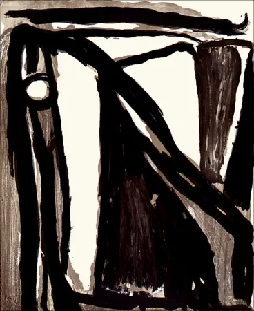 Lithografie Van Velde - Décantement