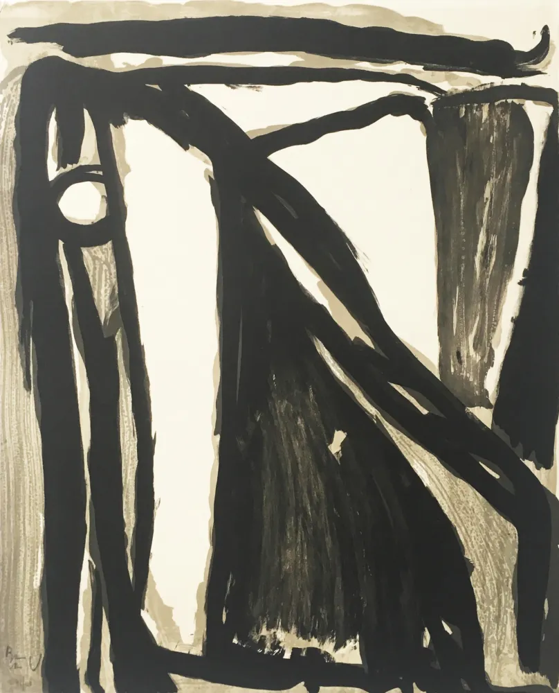 Lithografie Van Velde - Decantement