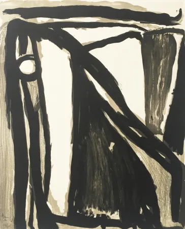 Lithografie Van Velde - Decantement