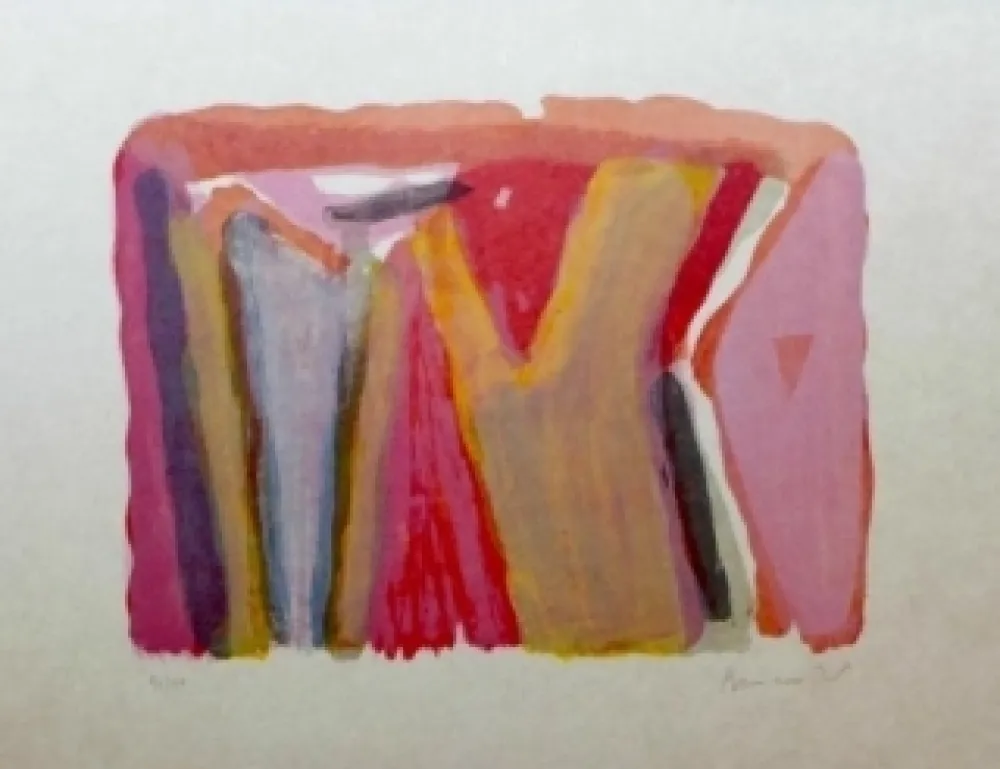 Lithografie Van Velde - Devant