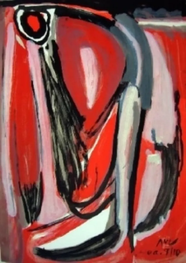 Lithografie Van Velde - Eclatement