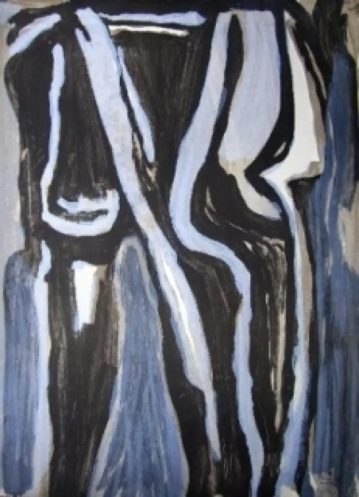 Lithografie Van Velde - En dedans