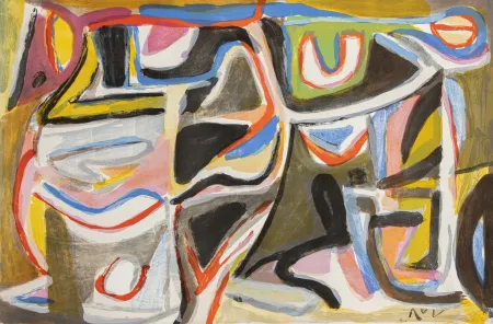 Lithografie Van Velde - Enigme