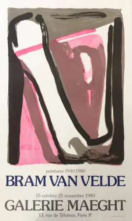 Poster Van Velde - Galerie Maeght