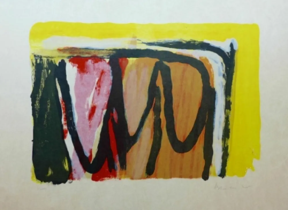 Lithografie Van Velde - Hantise