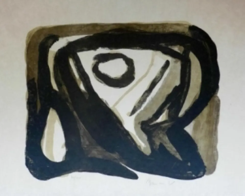 Lithografie Van Velde - La chose