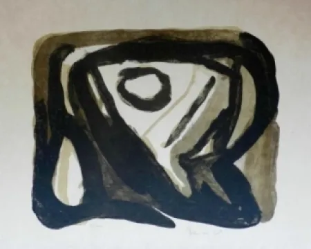 Lithografie Van Velde - La chose