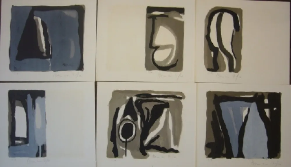 Lithografie Van Velde - La folie du jour