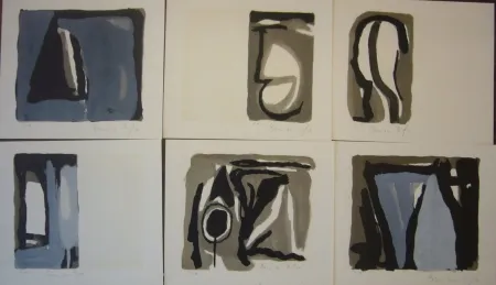 Lithografie Van Velde - La folie du jour