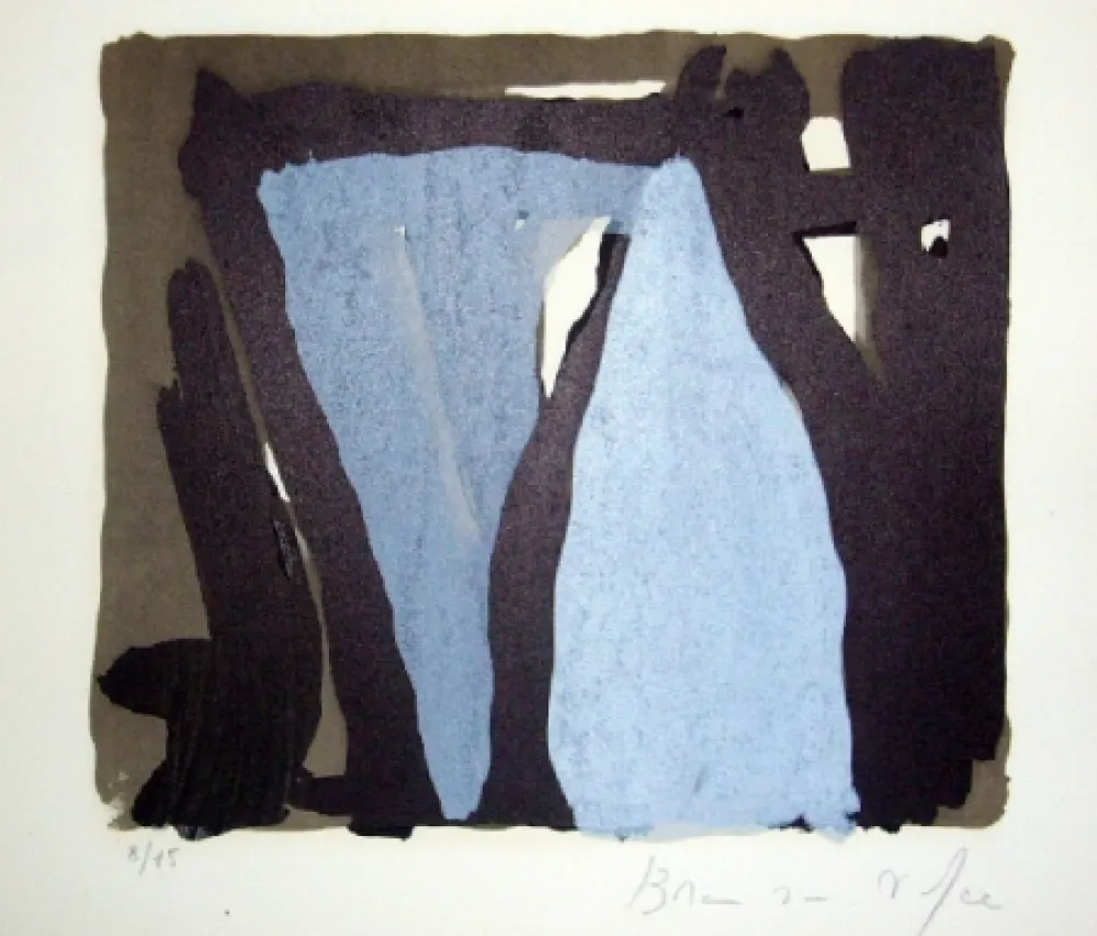 Geïllustreerd Boek Van Velde - La folie du jour, texte de Maurice Blanchot