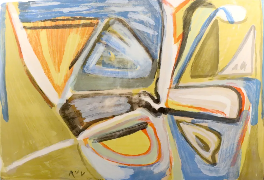 Lithografie Van Velde - Le bonheur de Matisse (MP 386)