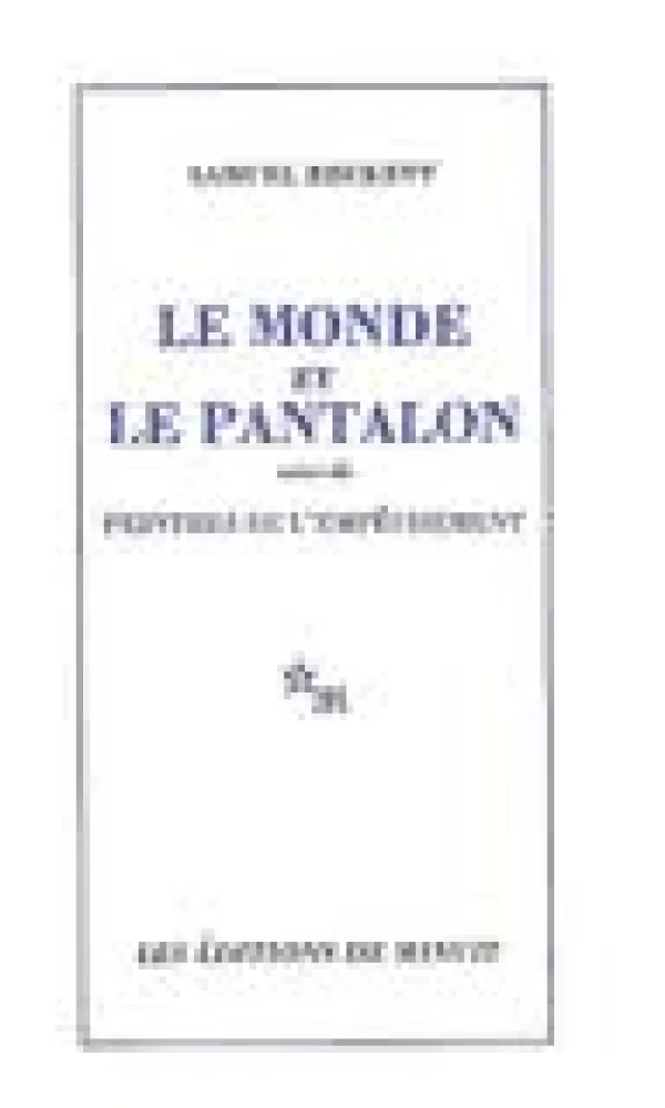 Geïllustreerd Boek Van Velde - Le monde et le pantalon