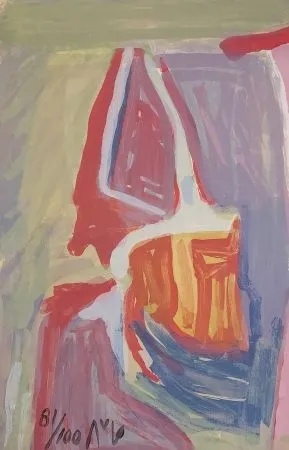 Lithografie Van Velde - Libération