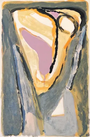 Lithografie Van Velde - Lumière pâle 