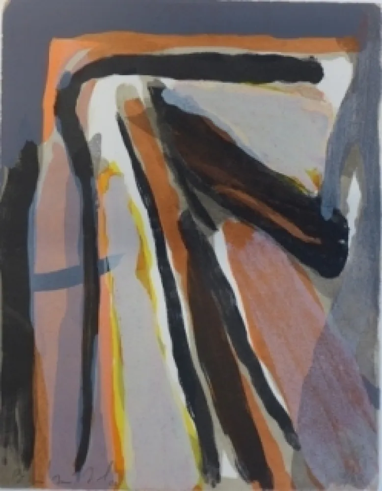 Lithografie Van Velde - Mason, 196