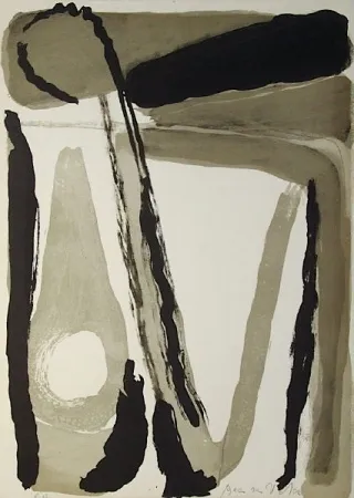 Lithografie Van Velde - MP 098 L'unique