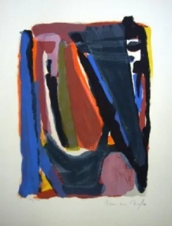 Lithografie Van Velde - MP 101