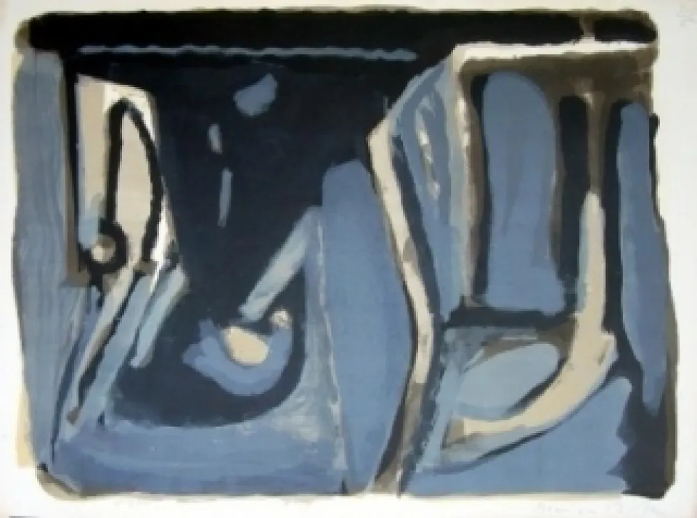 Lithografie Van Velde - MP 109