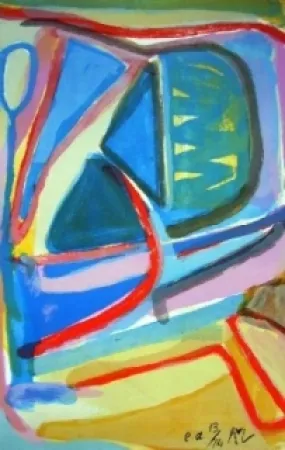 Lithografie Van Velde - MP 138