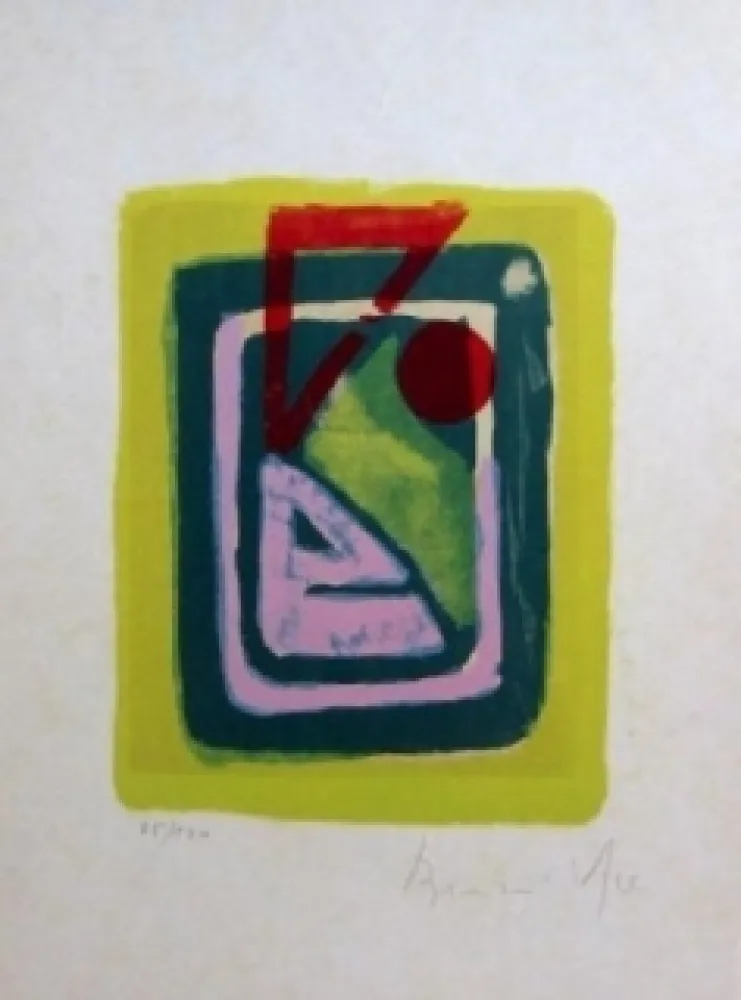 Lithografie Van Velde - MP 146