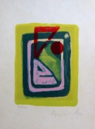 Lithografie Van Velde - MP 146