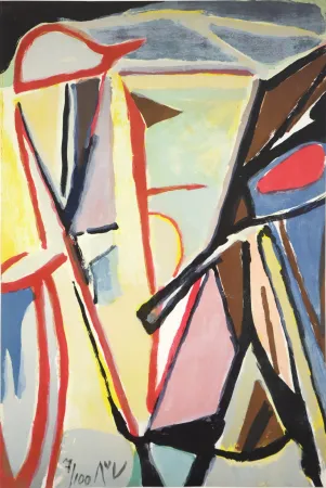 Lithografie Van Velde - MP 151