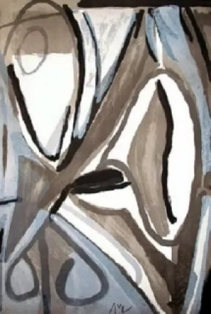 Lithografie Van Velde - MP 153