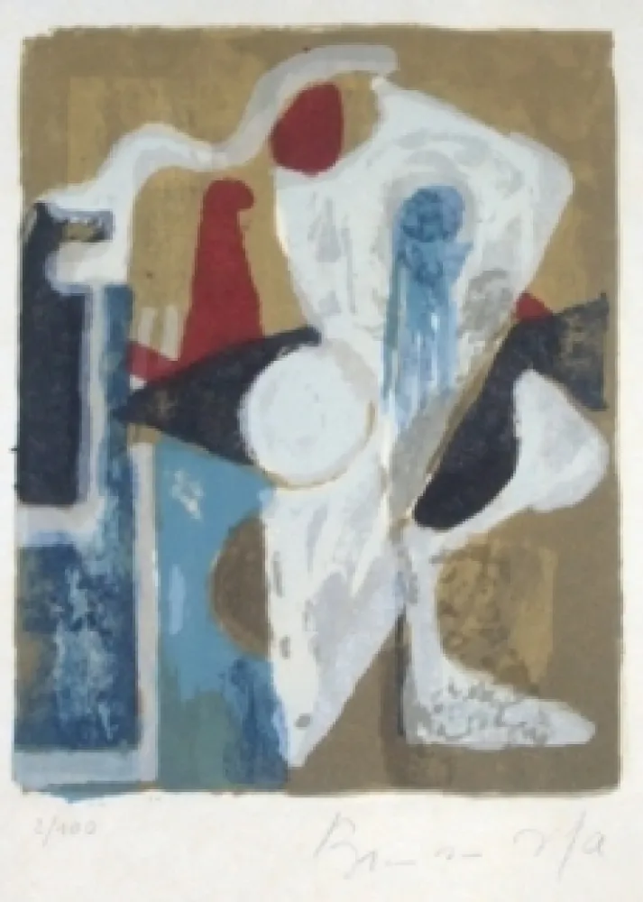 Lithografie Van Velde - MP 154