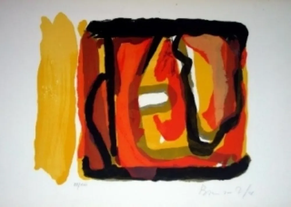 Lithografie Van Velde - MP 163