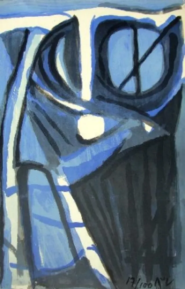 Lithografie Van Velde - MP 166