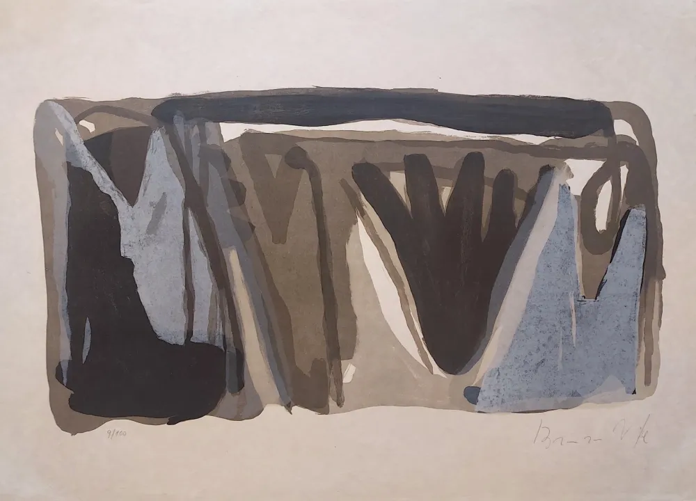 Lithografie Van Velde - MP 171