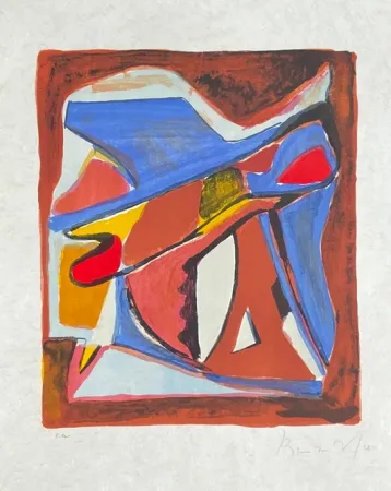 Lithografie Van Velde - MP 184 - Envol