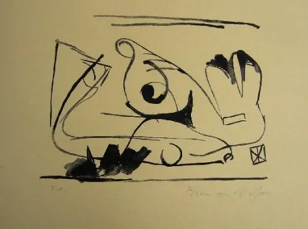 Lithografie Van Velde - MP 2