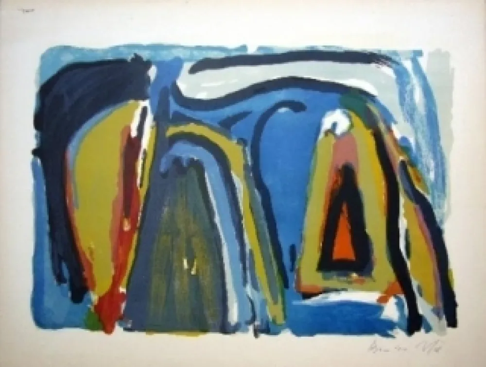 Lithografie Van Velde - MP 209