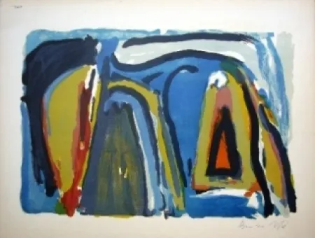 Lithografie Van Velde - MP 209