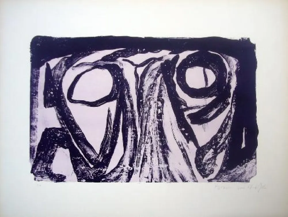 Lithografie Van Velde - MP 24